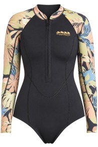 Salty Dayz 2/2 LS Spring Shorty Dames Wetsuit