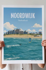 Awesome Maps - Dream Spot Poster Noordwijk