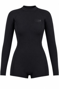 Billabong-Spring Fever 2mm LS Backzip Shorty Dames Wetsuit