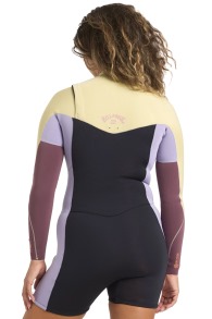 Billabong-Synergy 2/2 Frontzip Longarm Shorty Women Wetsuit