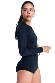 Roxy-Essentials LS Front Zipped One