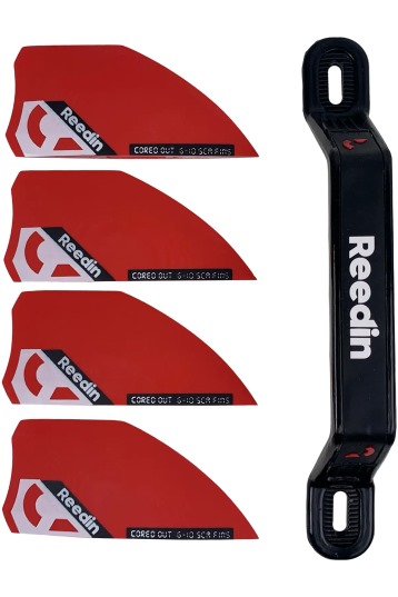 Reedin Kiteboarding 5cm fin set incl Handle