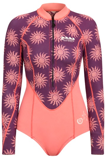 Billabong-Salty Dayz 2mm LS Frontzip Shorty Dames 2026 Wetsuit