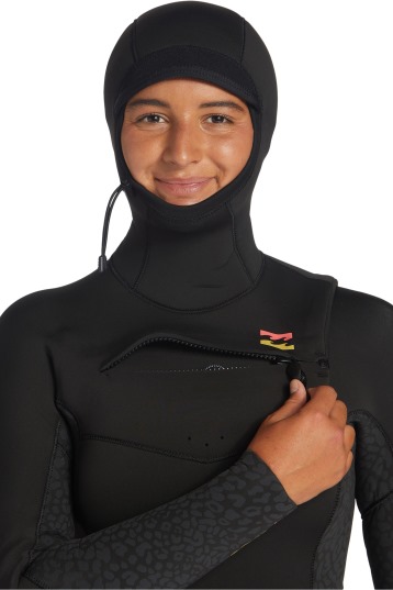 Billabong-Synergy 5/4 Frontzip Hooded Dames Wetsuit