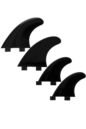 Devoted-Quad Fin Set Nylon Single Tab (Futures)