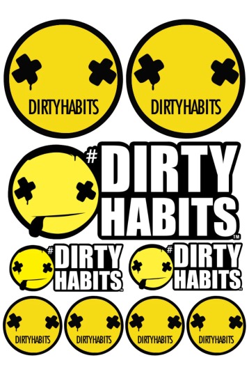 Dirty Habits Dirty Stickers Pack