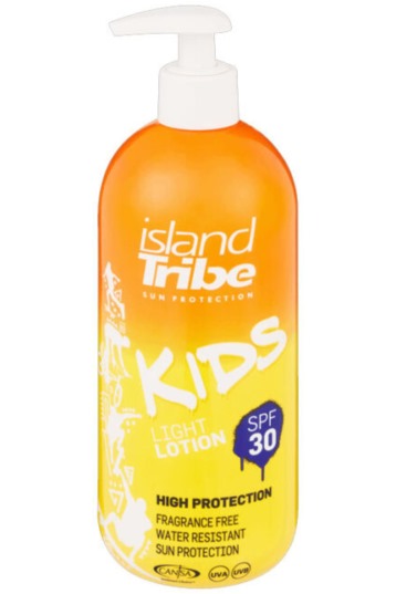 Island Tribe Kids SPF30 Light Lotion Dispenser 450ml Zonnebrand