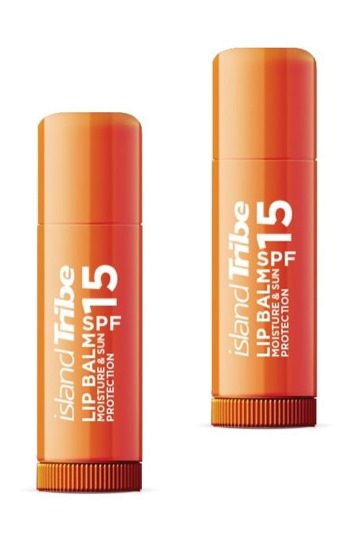 Island Tribe Lip Balm SPF 15 Twinpack