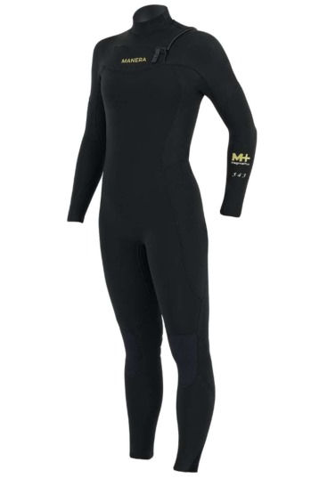 Manera Meteor Magma 5/4/3 Frontzip Women 2022 Wetsuit XS: Zwart