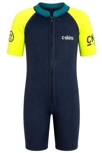 NuWave C-Kid Baby Frontzip Shorty Wetsuit
