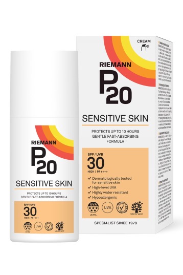 Riemann P20 Zonnebrand Sensitive SPF30 Cream 200ml