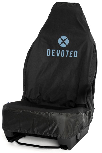 Devoted Premium Single Car Van Seat Cover Zwart