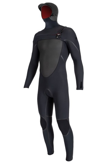 Psycho Tech 6/4+ Chest Zip Hooded Wetsuit