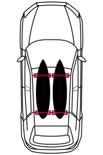 Mystic Roofrack System Double V2