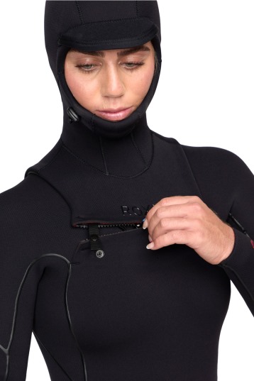 Roxy-Elite Xtra Warm 5/4 Hooded Frontzip Dames 2025 Wetsuit