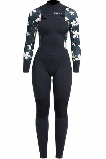 Roxy-Swell Natural 4/3 Frontzip Dames Wetsuit