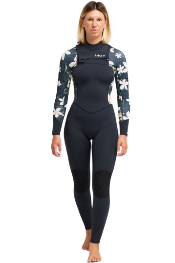 Roxy-Swell Natural 4/3 Frontzip Dames Wetsuit