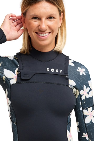 Roxy-Swell Natural 4/3 Frontzip Dames Wetsuit