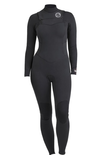 Salty Dayz Natural 4/3 Frontzip Women Wetsuit