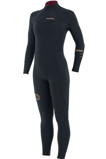 Seafarer 5/3 Dames Backzip 2022 Wetsuit L: Anthracite