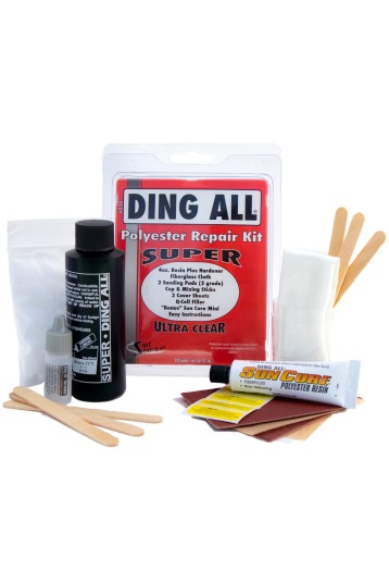 Ding All Super Polyester Repair Kit