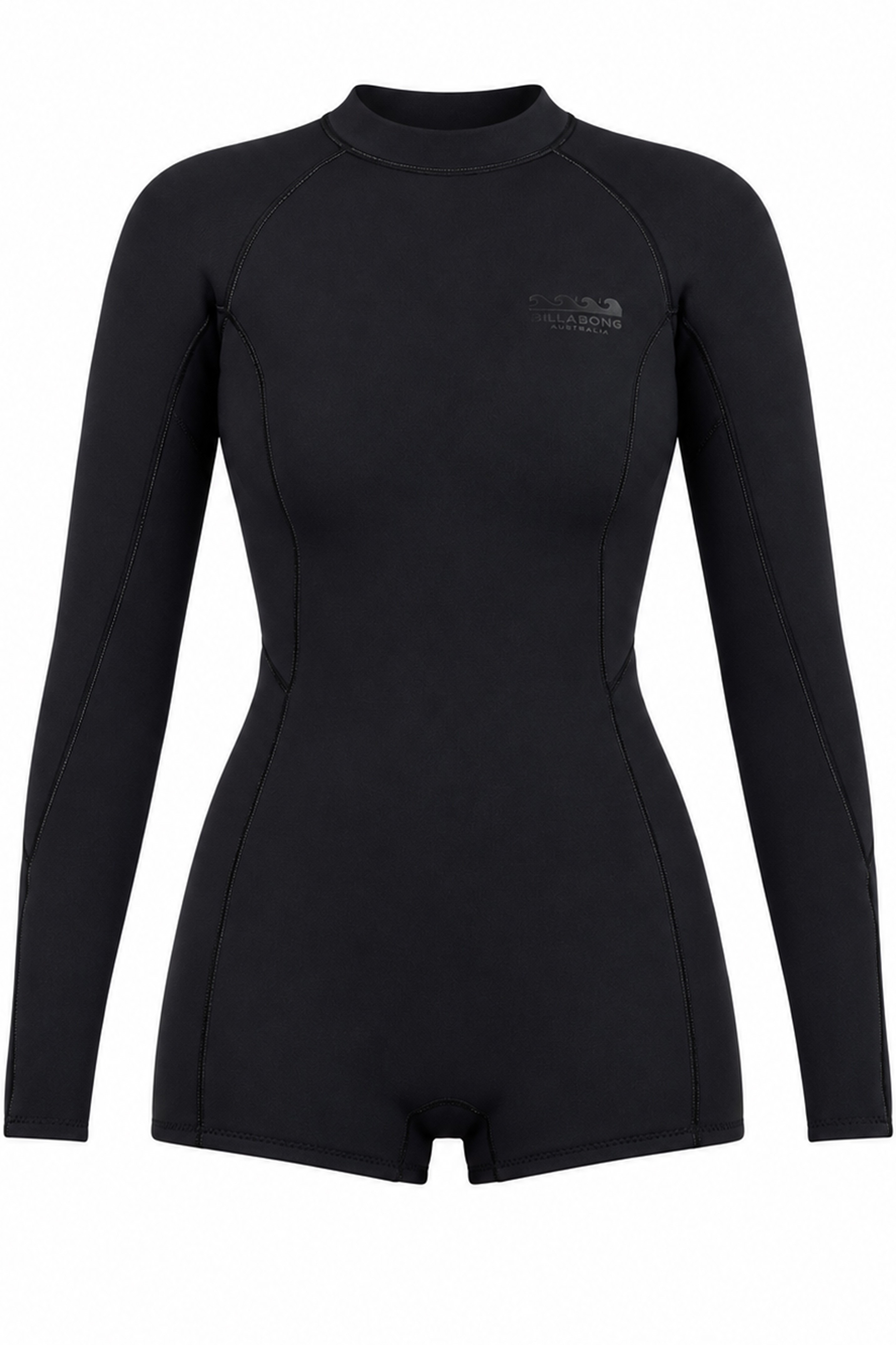 Billabong-Spring Fever 2mm LS Backzip Shorty Dames Wetsuit