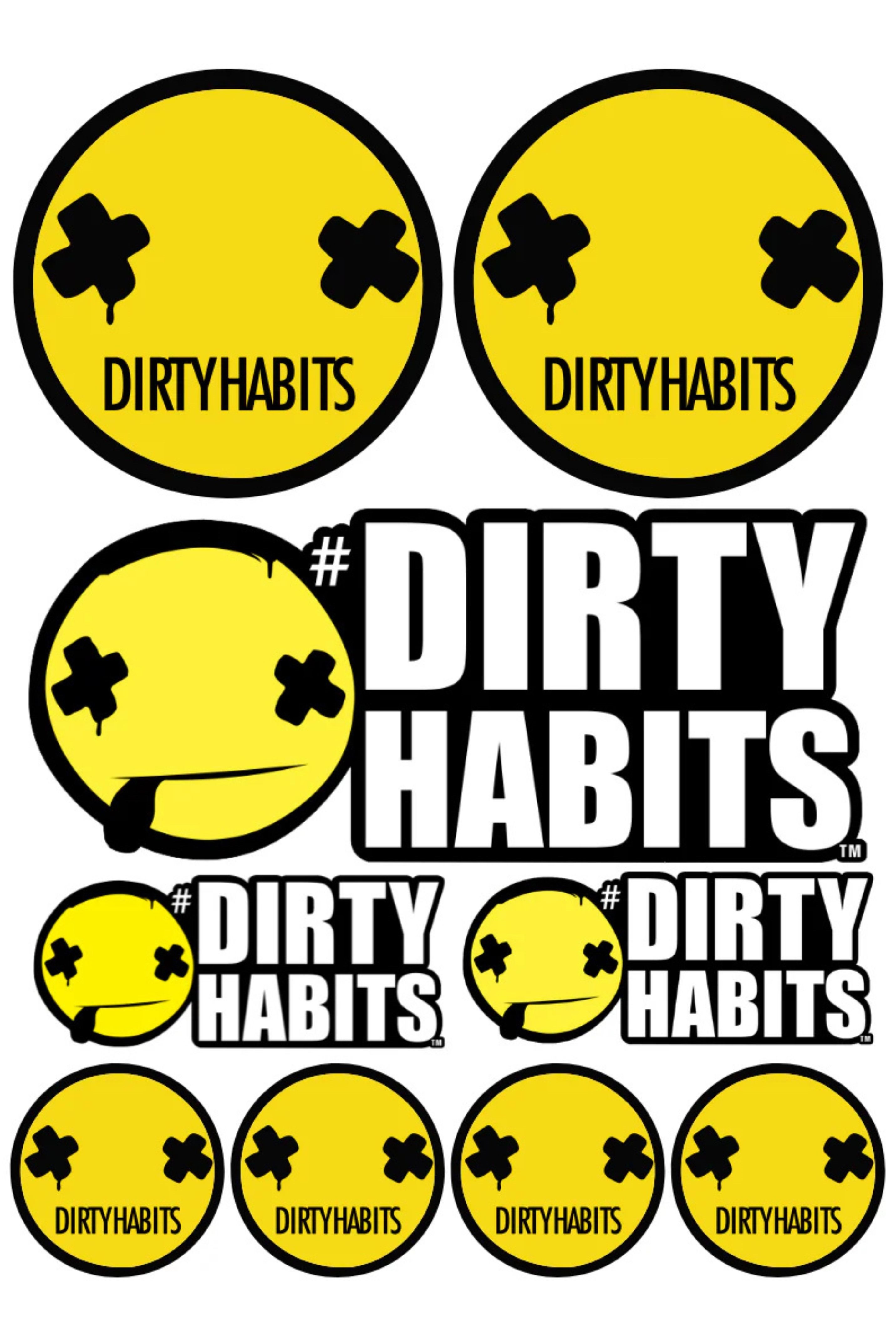 Dirty Habits-Dirty Stickers Pack