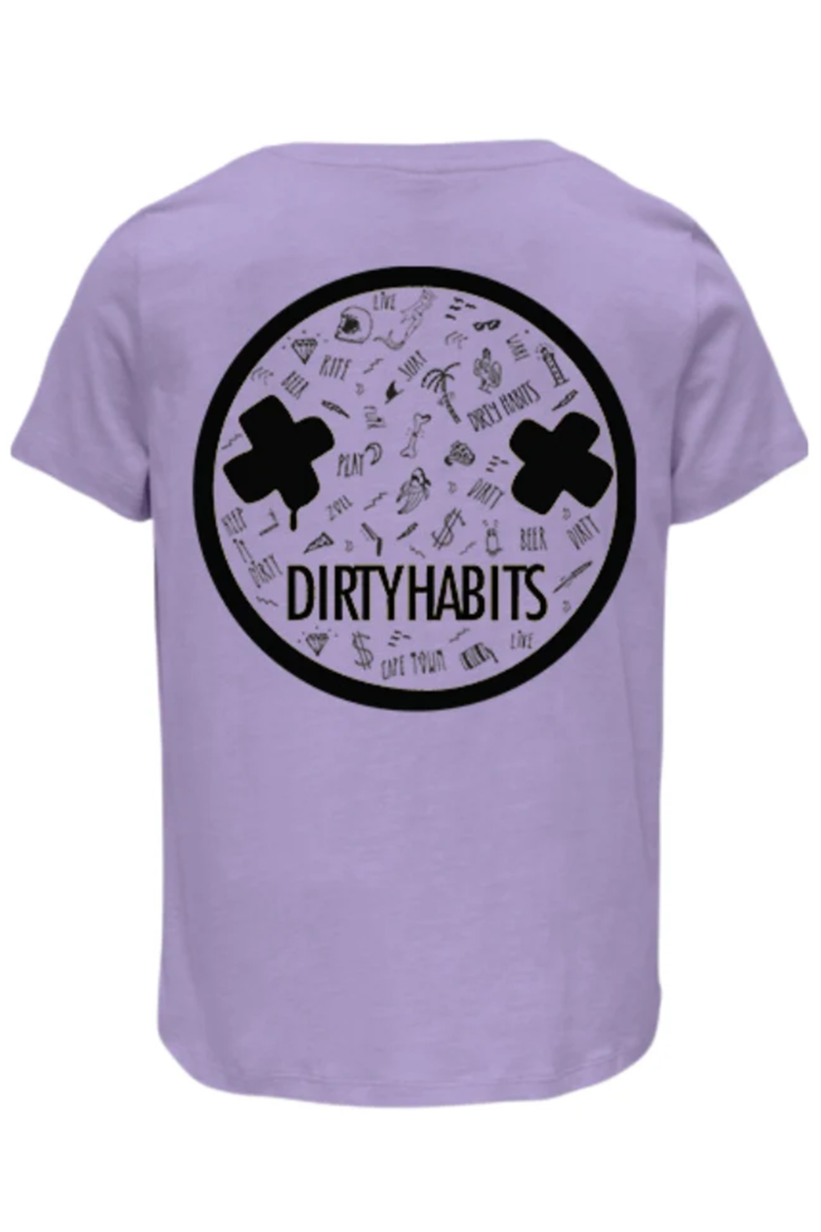 Dirty Habits-Lilac Tee