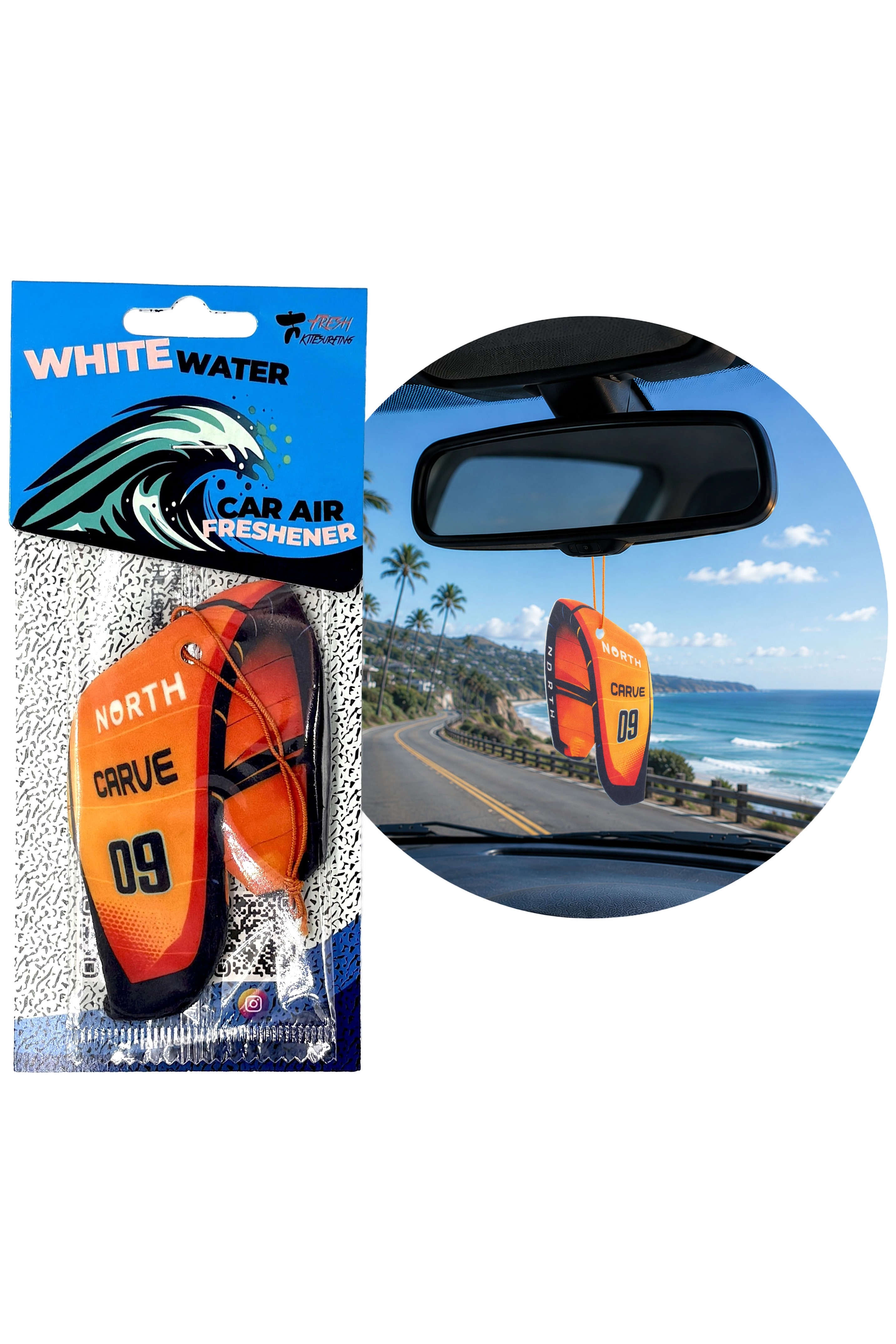 FreshKitesurfing-Auto Luchtverfrisser