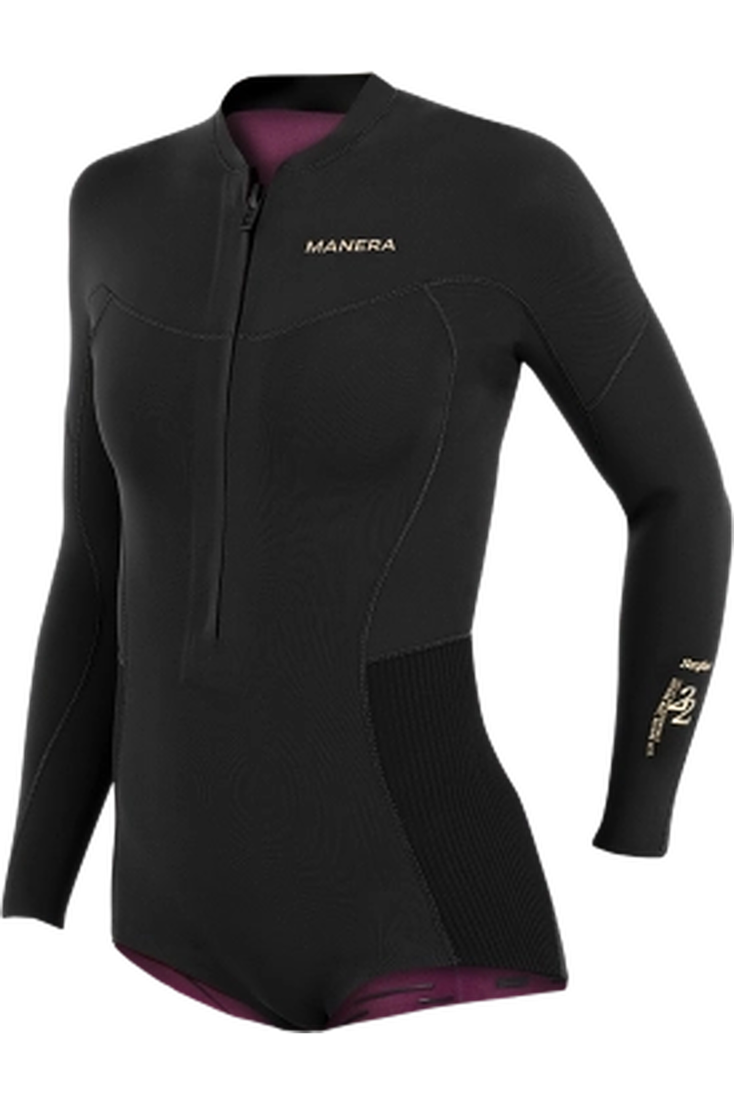 Manera-Bikisuit 2mm Longarm Frontzip Dames Wetsuit