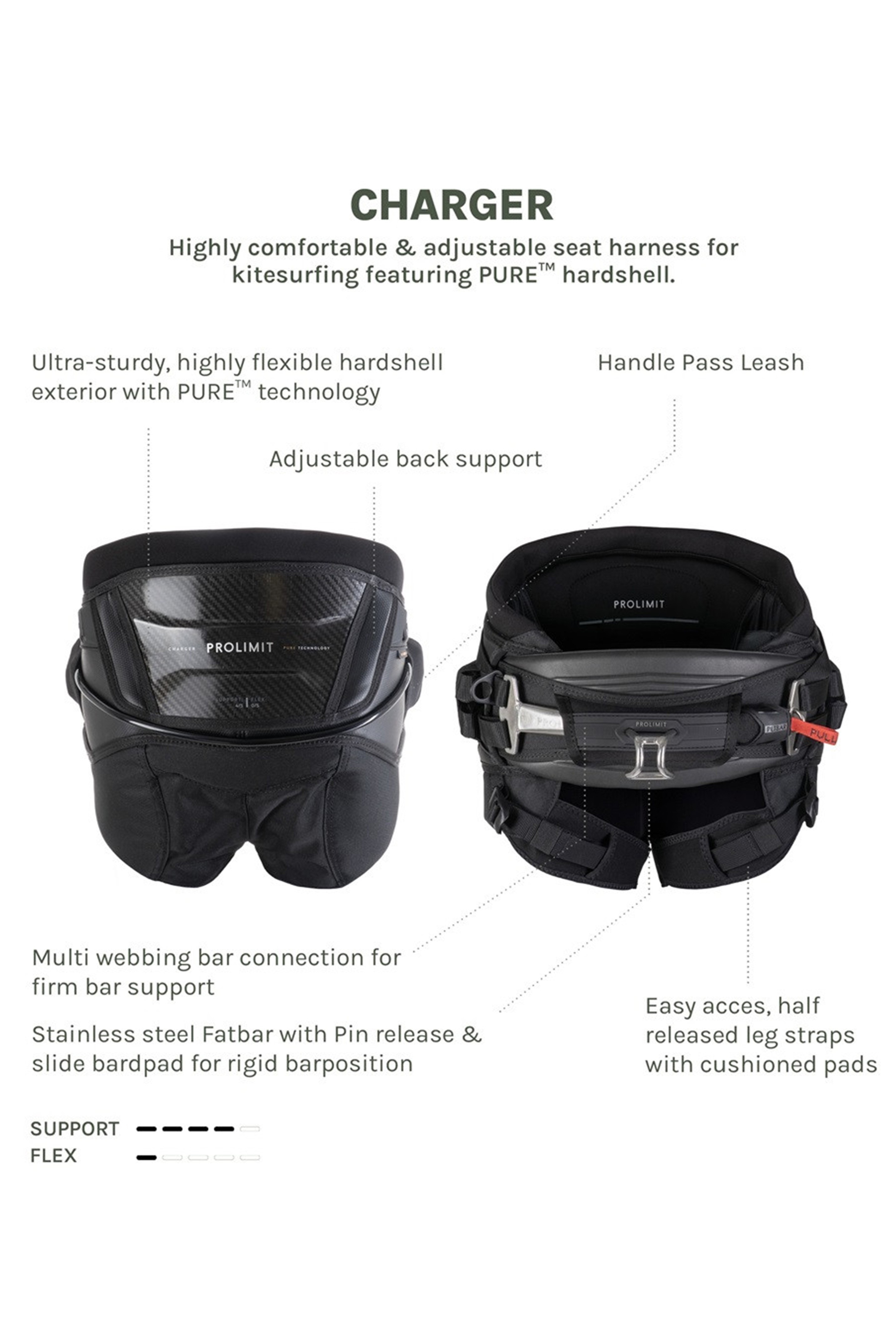 Prolimit-Charger V2 Zit Trapeze