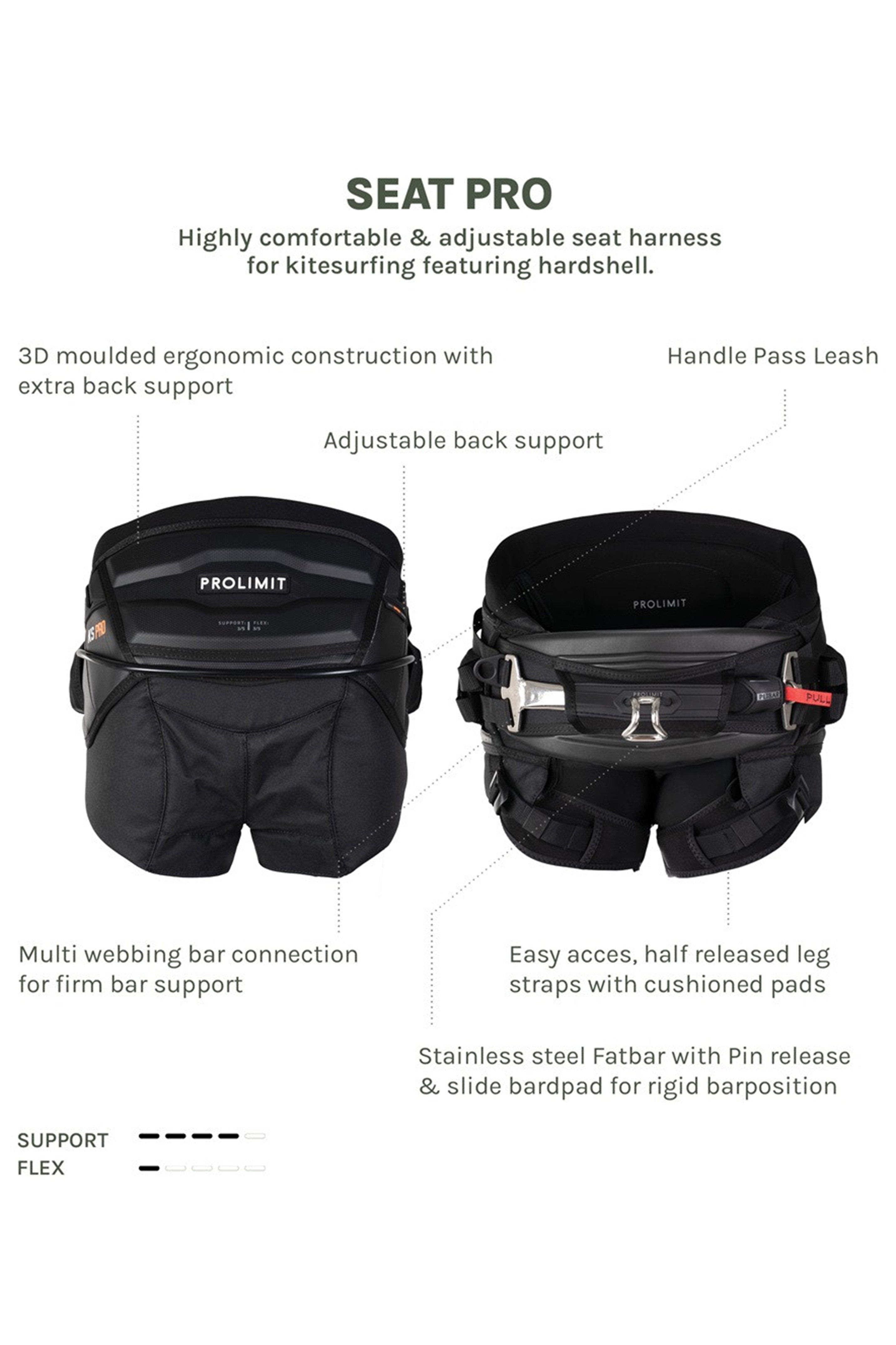 Prolimit-Kite Seat Pro V2 Trapeze