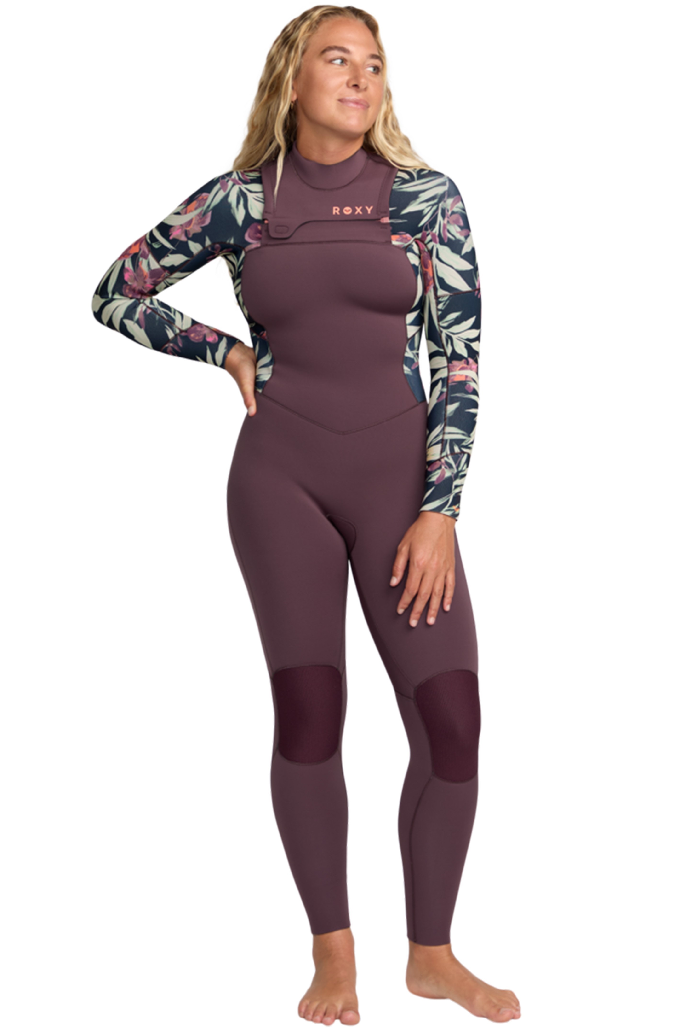 Roxy-Swell Natural 4/3 Frontzip Dames 2026 Wetsuit