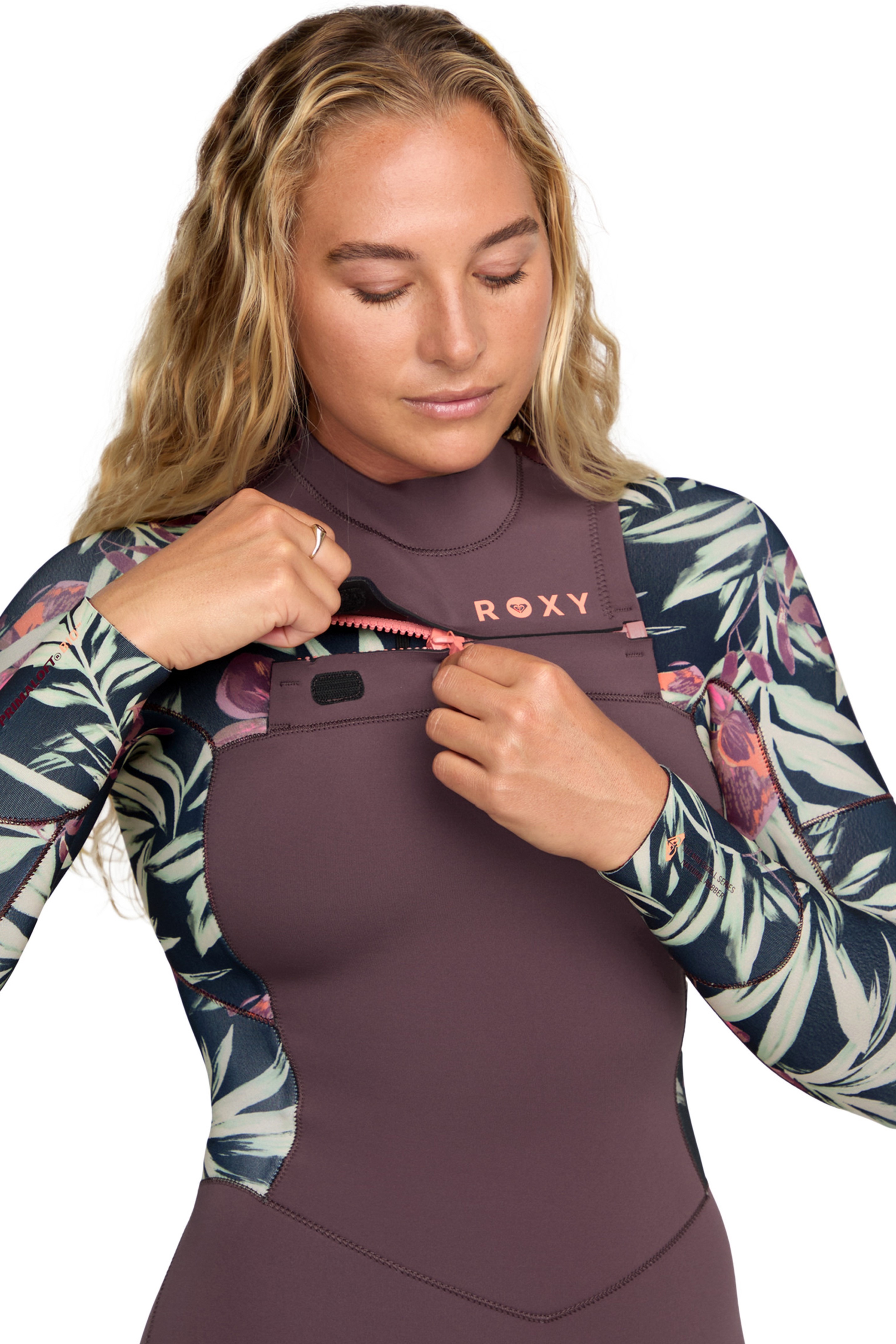 Roxy-Swell Natural 4/3 Frontzip Dames 2026 Wetsuit