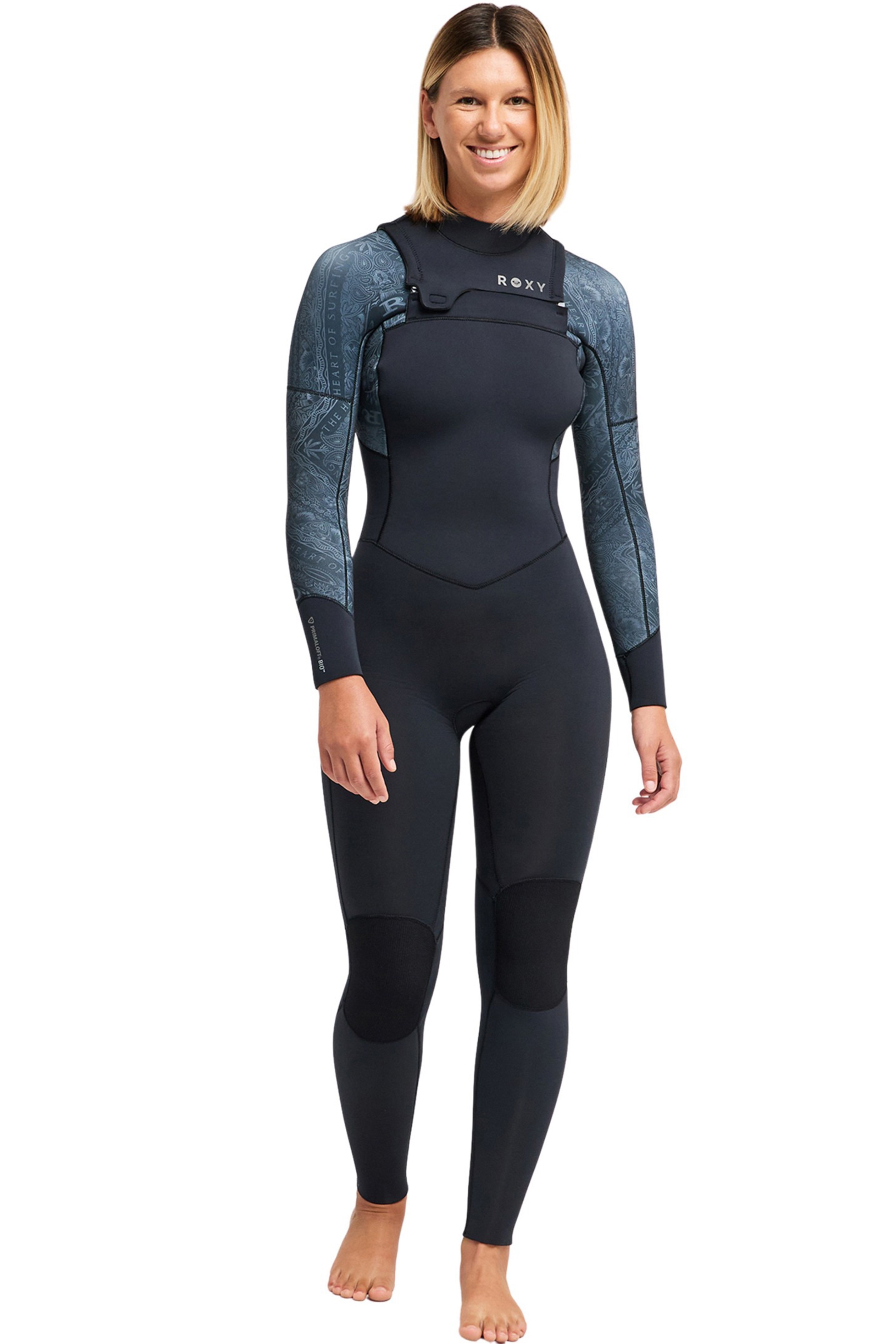 Roxy-Swell Natural 4/3 Frontzip Dames Wetsuit